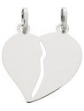 pendentif coeur à  briser 