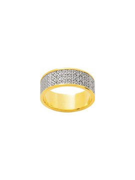 alliance large diamantée 7.5 mm