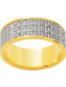 alliance large diamantée 7.5 mm