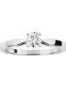 Solitaire diamant 0.40 carat Or 18 carats couleur gh pureté vs 