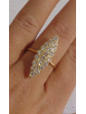 Bague marquise oxyde de zirconium