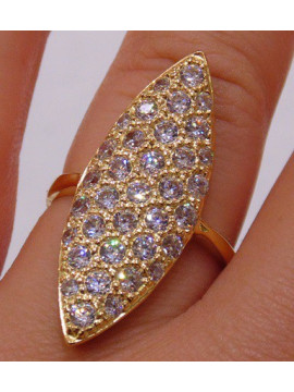 Bague Marquise or 18 carats