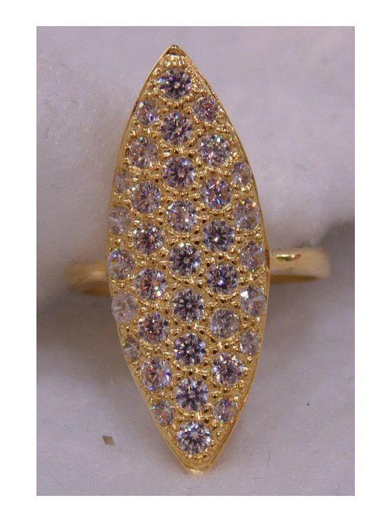 Bague Marquise or 18 carats