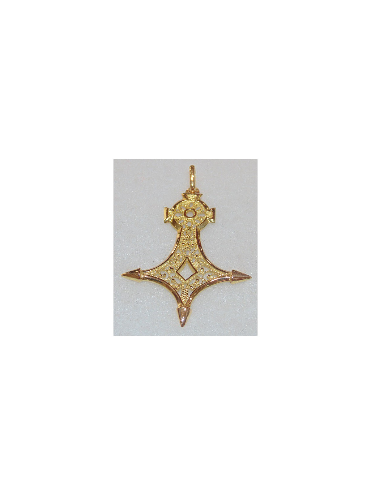 Pendentif Croix du Sahara Or 18 carats 