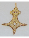 Pendentif Croix du Sahara Or 18 carats 