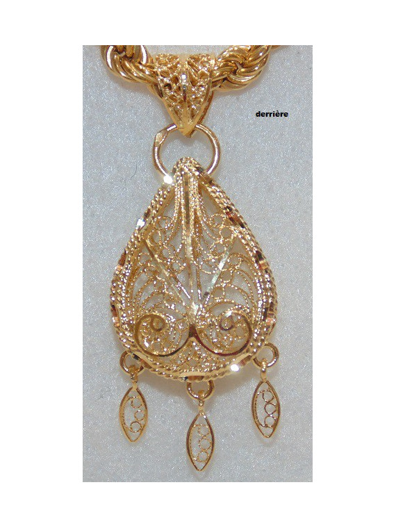 Pendentif Mesquia Or 18 carats