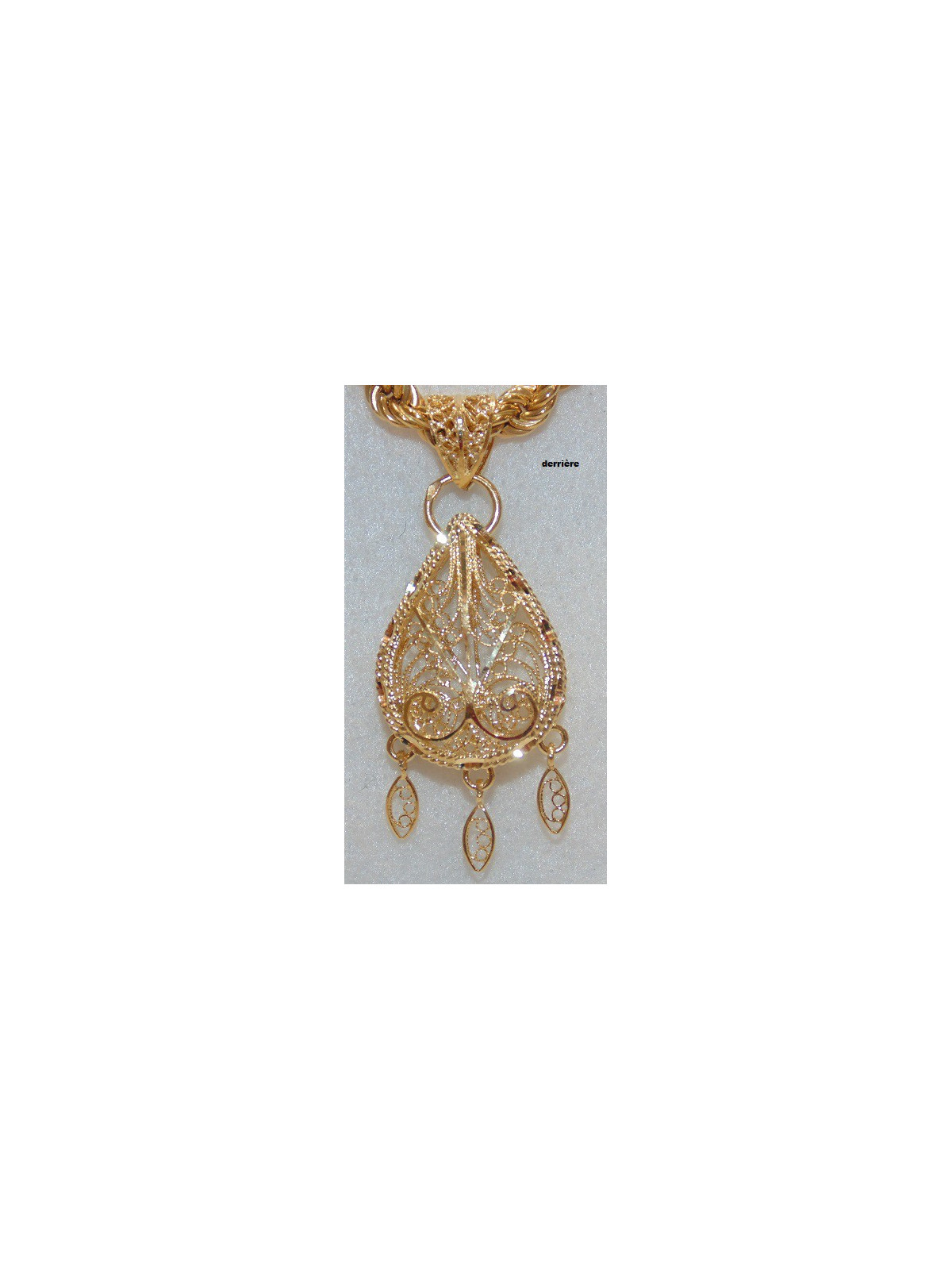 Pendentif Mesquia Or 18 carats