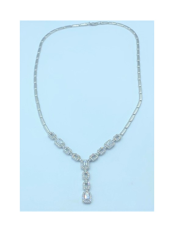 Parure tombante Or Blanc 18 Carats