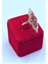 Bague Marquise Rouge Or 18 Carats