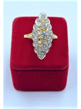 Bague Marquise Or 18 Carats