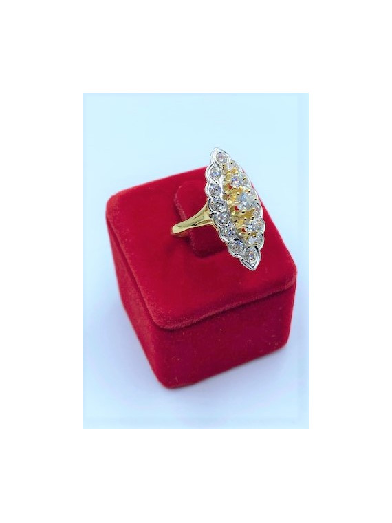 Bague Marquise Or 18 Carats