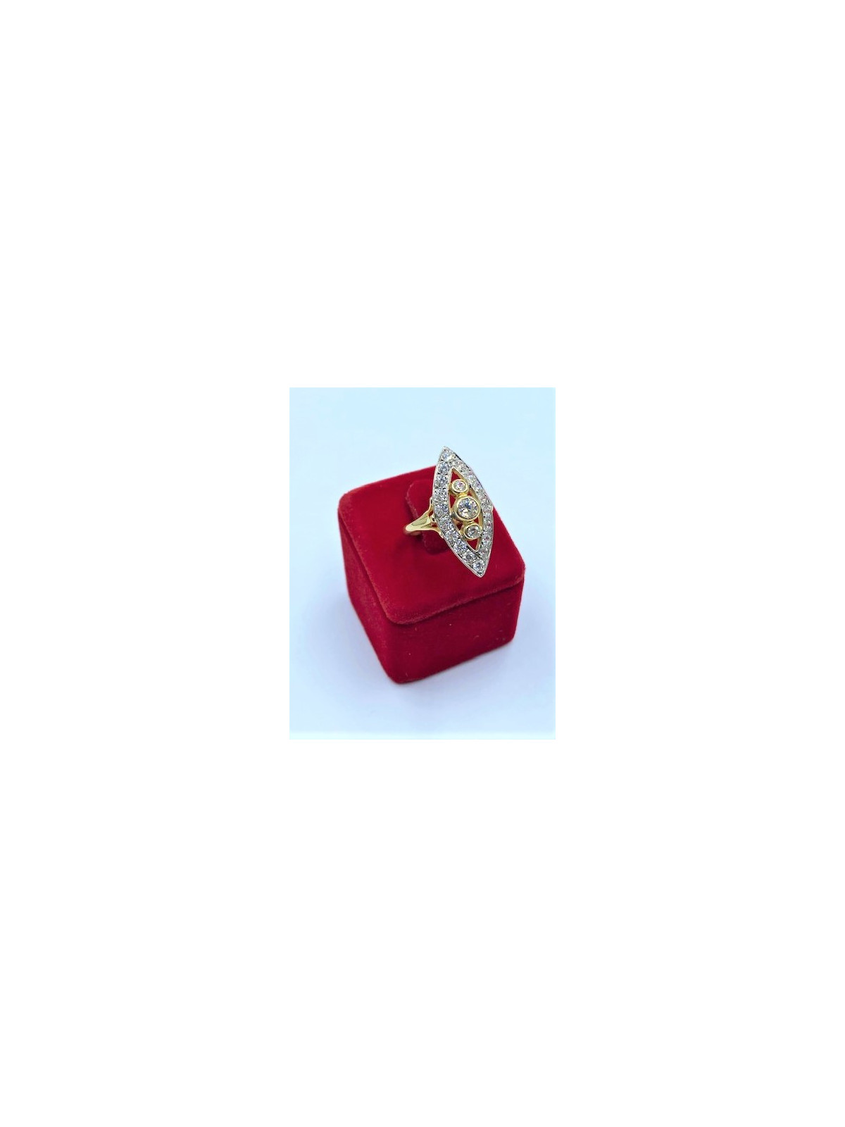 Bague Marquise Or 18 Carats