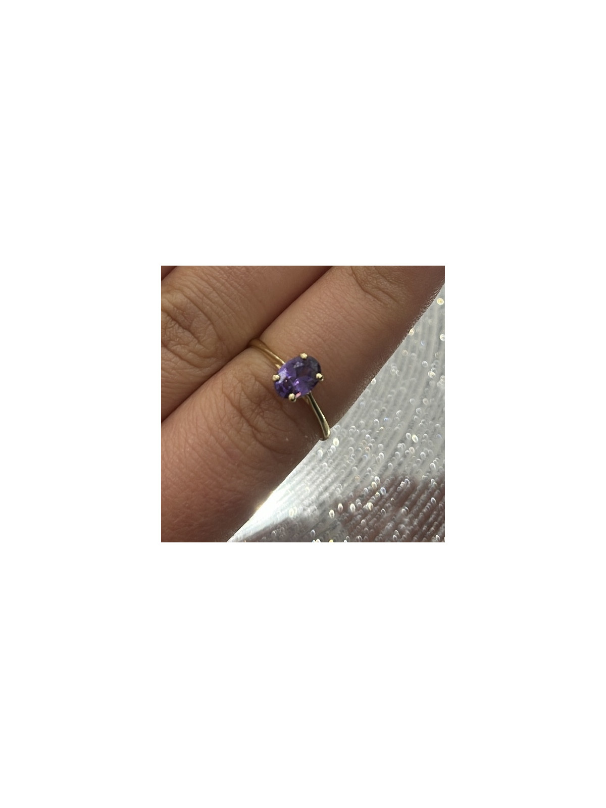 Bague Purple Or 18 Carats