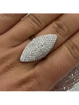 Marquise Fancy Or Blanc 18 carats