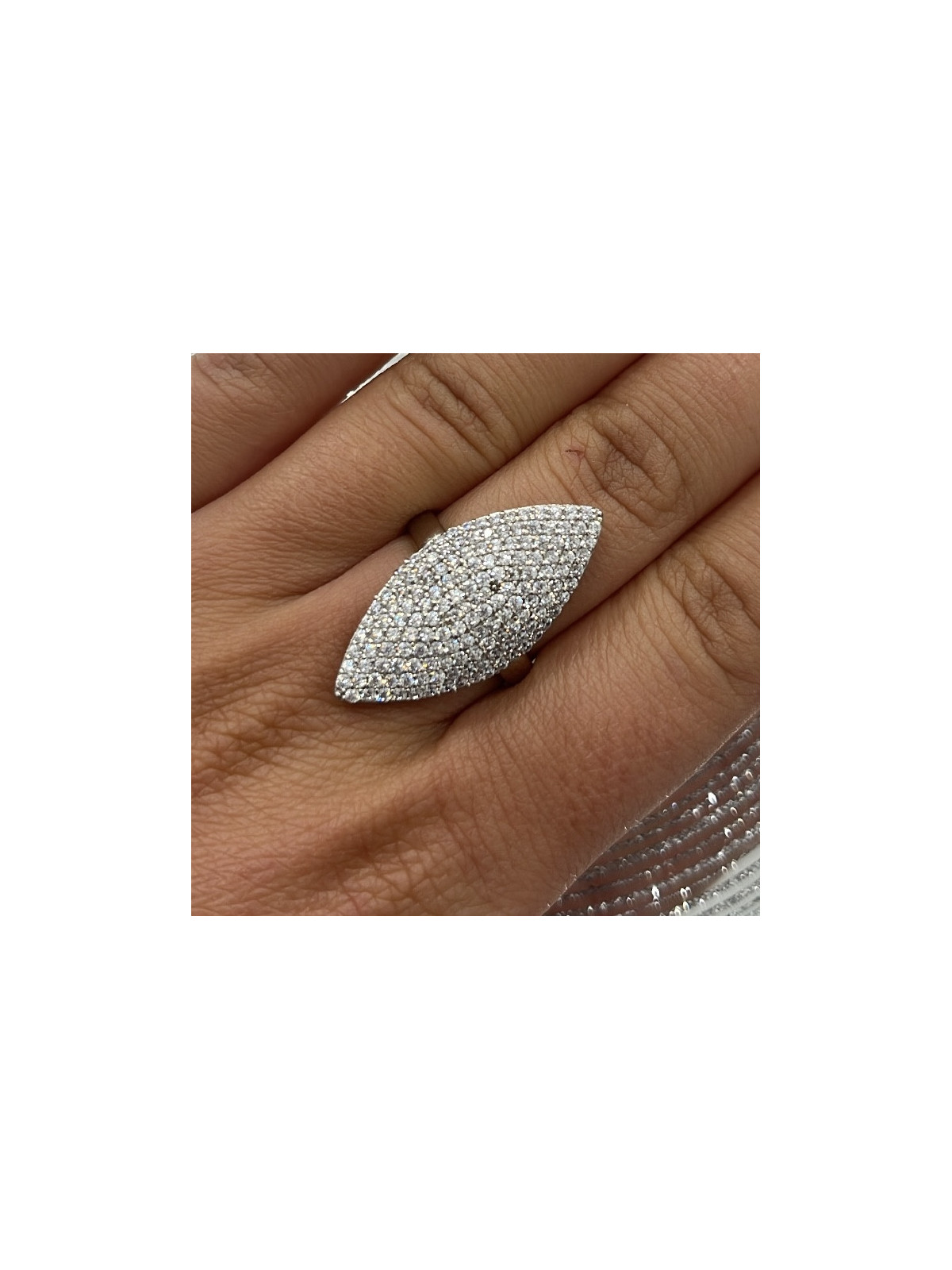 Marquise Fancy Or Blanc 18 carats