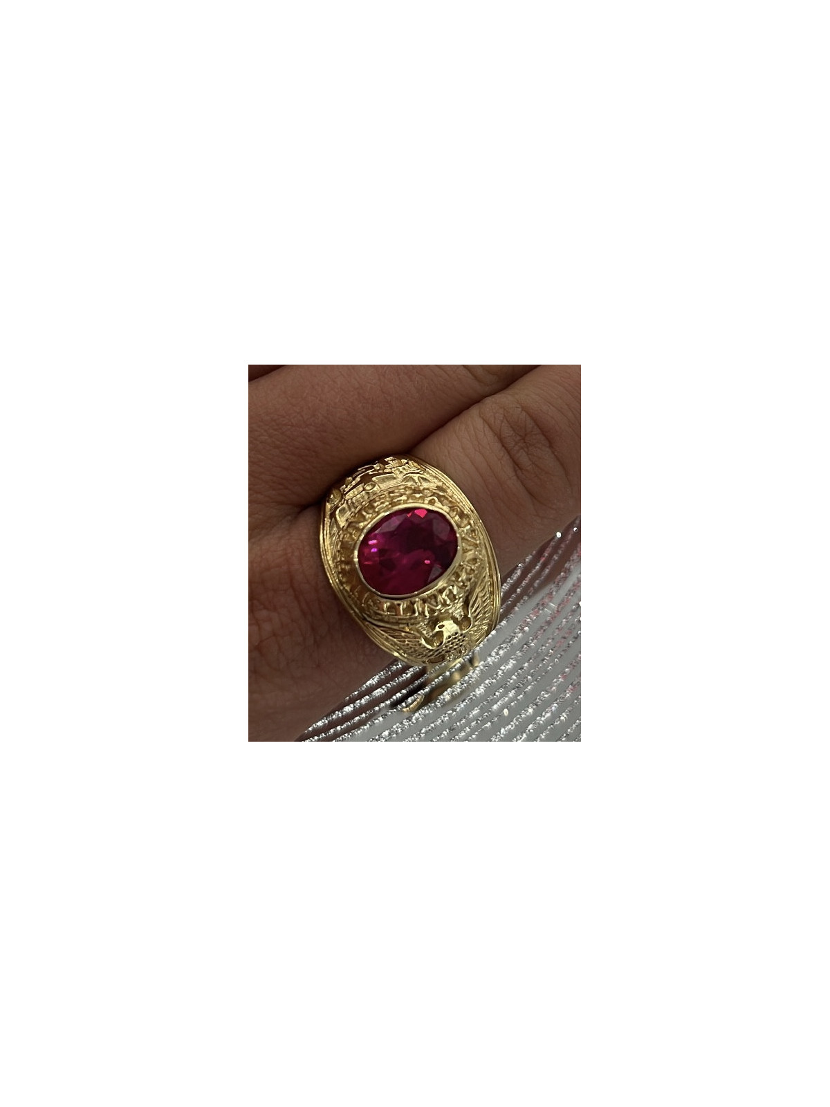 Bague Universitaire Empire Red