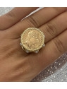 Bague Louis d'or 10 francs Or 22 carats