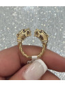 Bague Double Tiger Or 18 carats