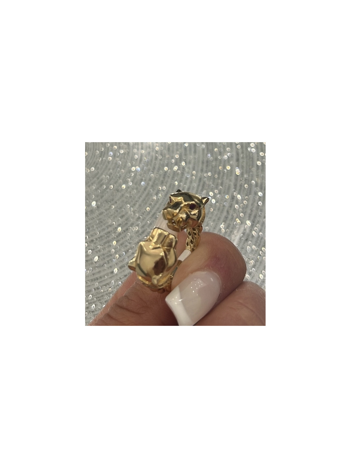 Bague Double Tiger Or 18 carats