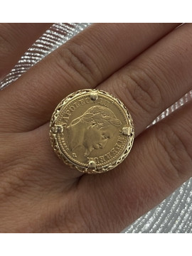 Bague Porte pièce Napoléon 3