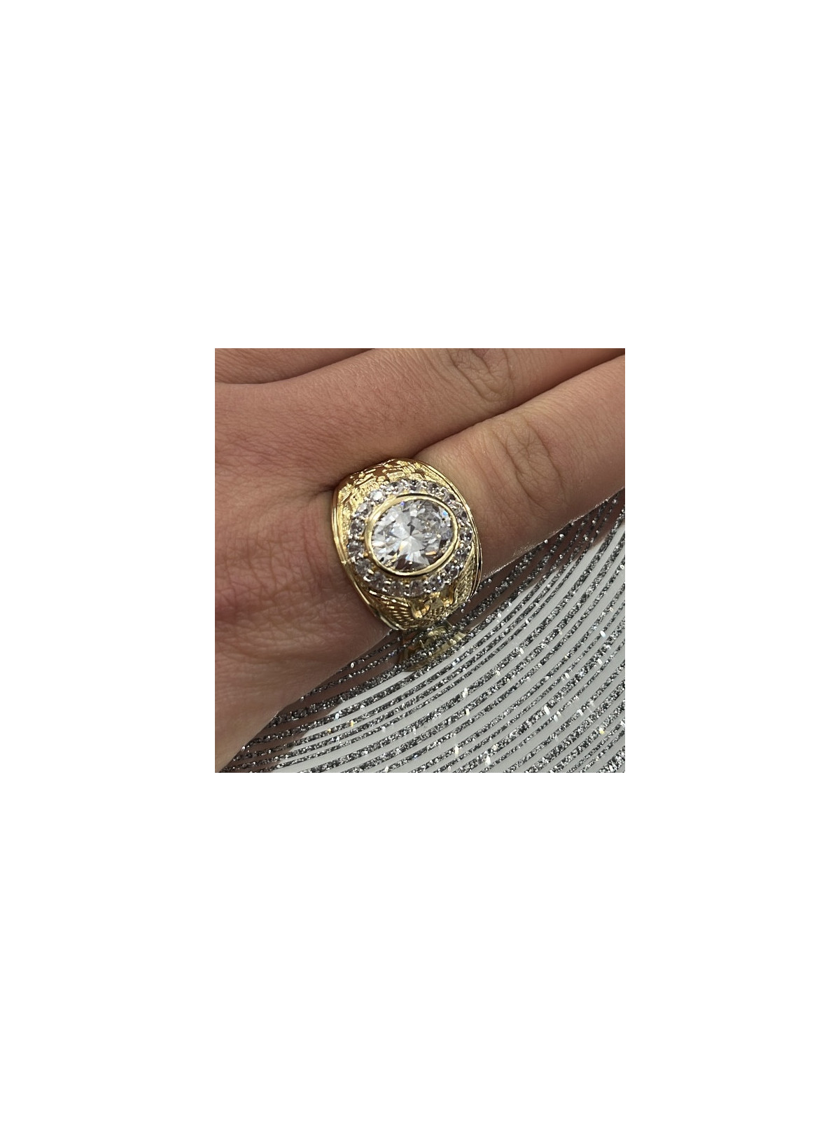 Bague Universitaire White 