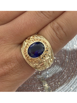 Bague Universitaire Blue