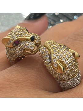 Bague Twins Lion