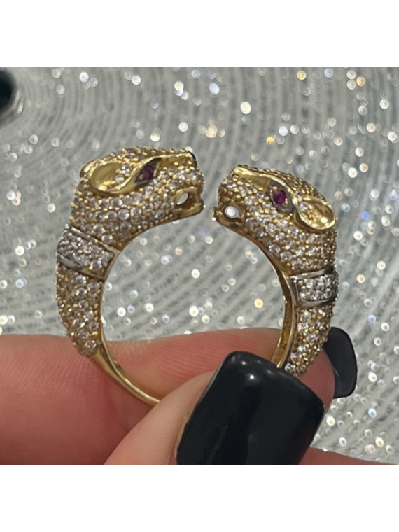 Bague Twins Lion