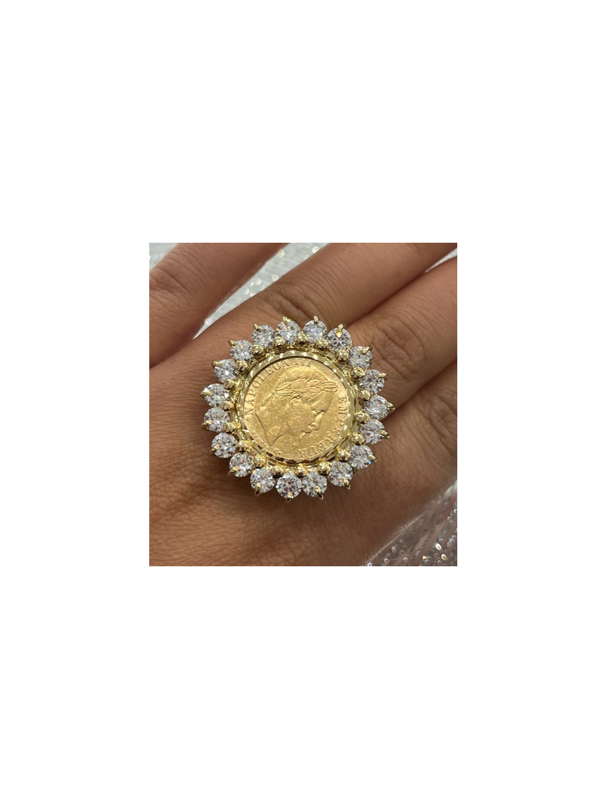 Bague porte pièce Royale 10 francs