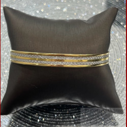 Bague chevalière montre en or 18 carats - Bijouterie Salam