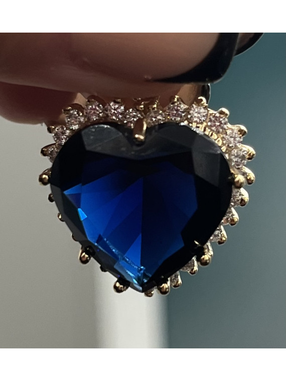 Pendentif coeur de l'océan