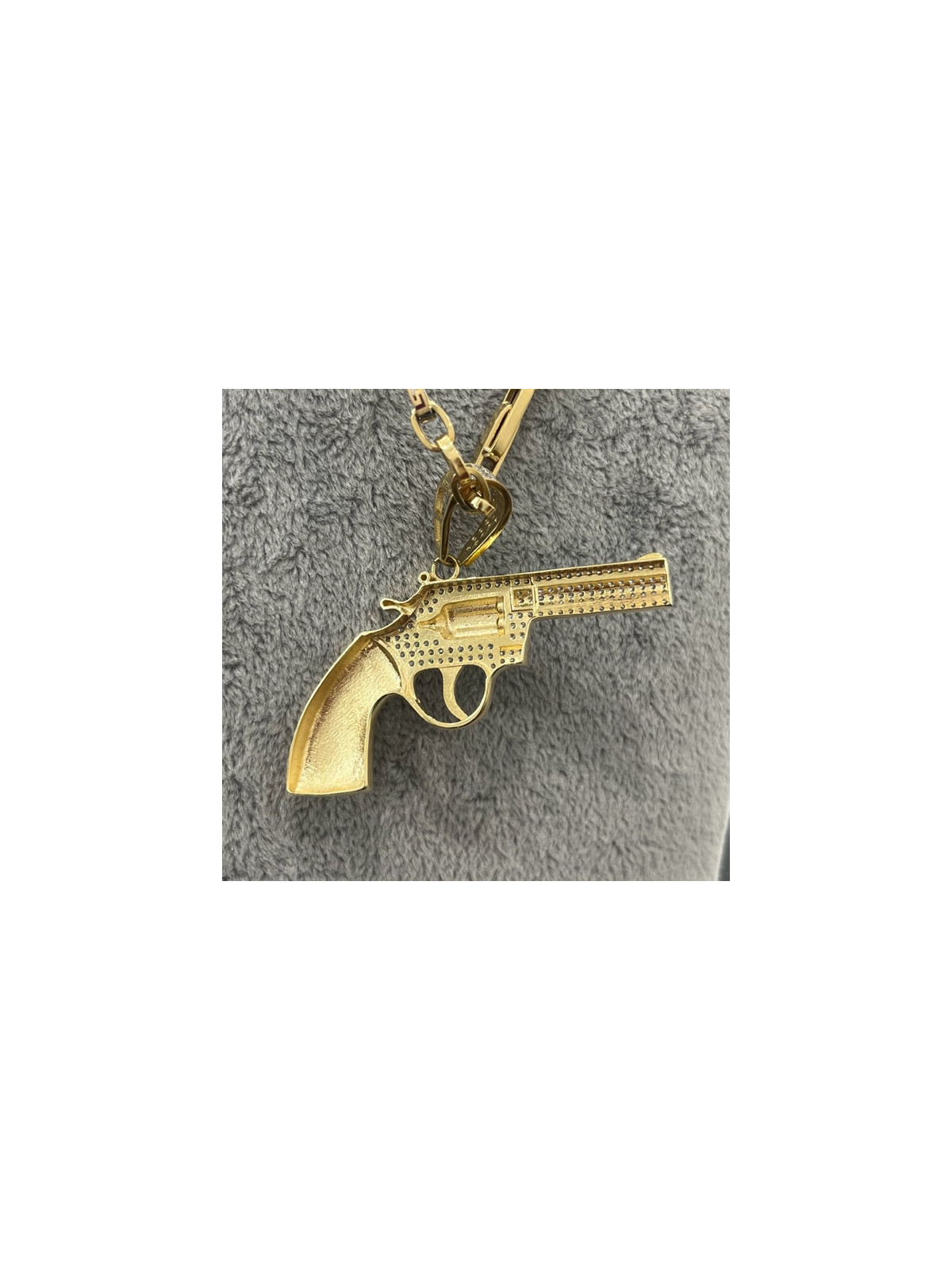 Pendentif Gun zirconium