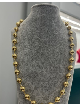 Collier Boule or 18 carats 