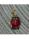 Pendentif coccinelle or 18 carats