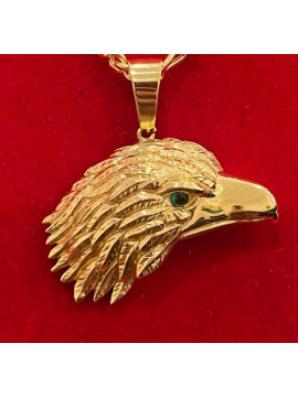 Pendentif aigle or 18 carats