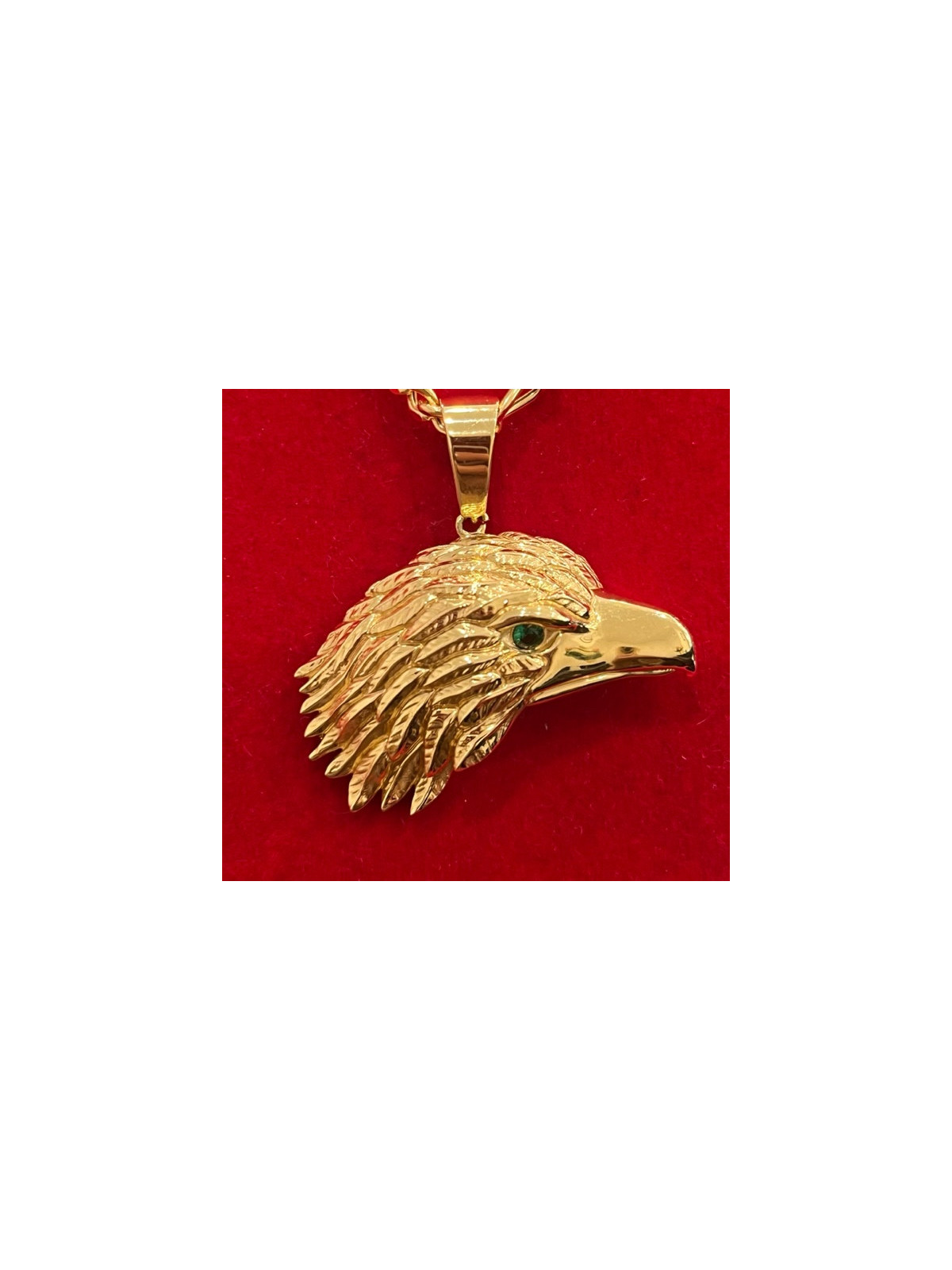 Pendentif aigle or 18 carats