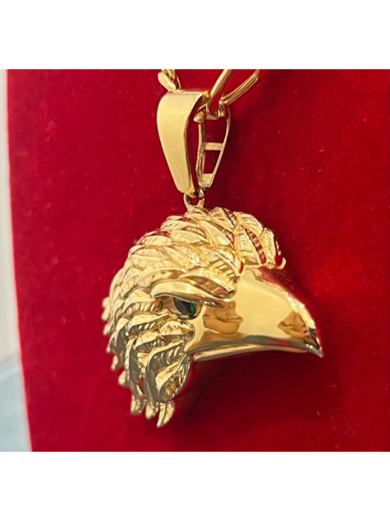 Pendentif aigle or 18 carats