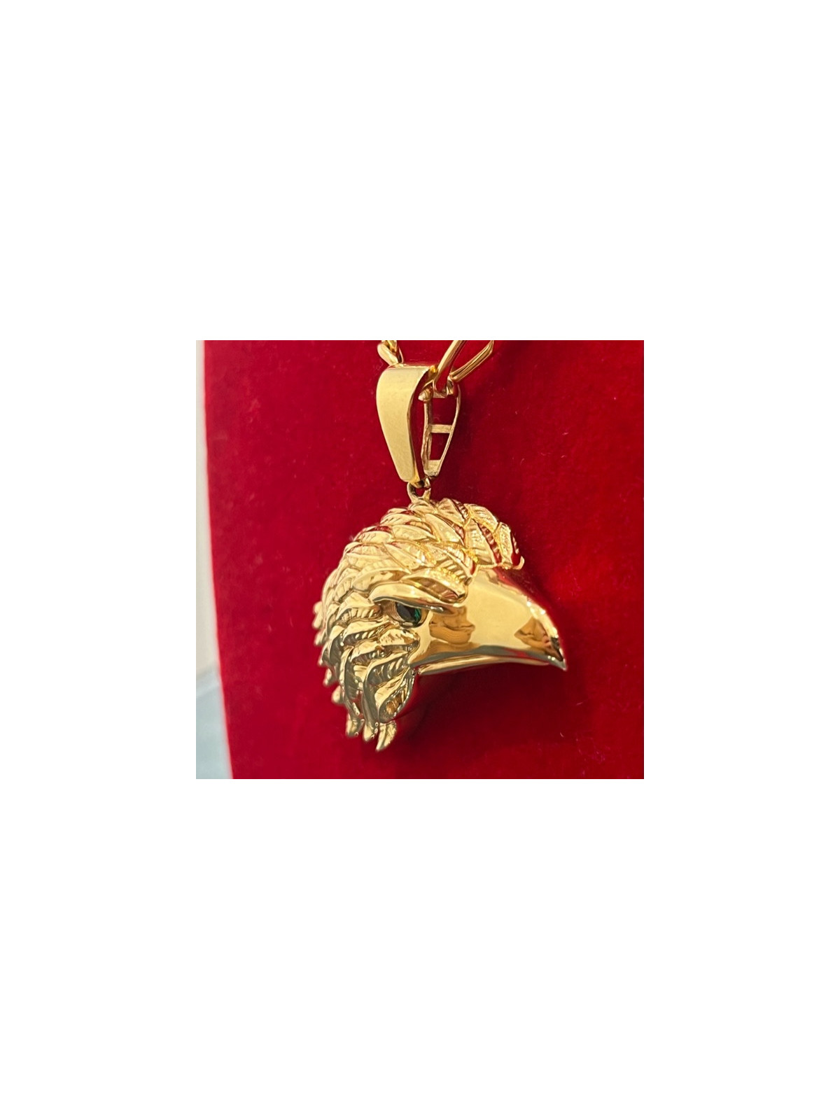 Pendentif aigle or 18 carats