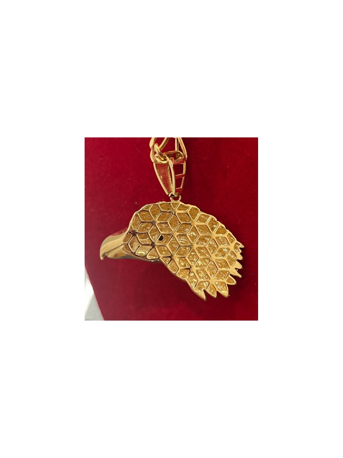 Pendentif aigle or 18 carats