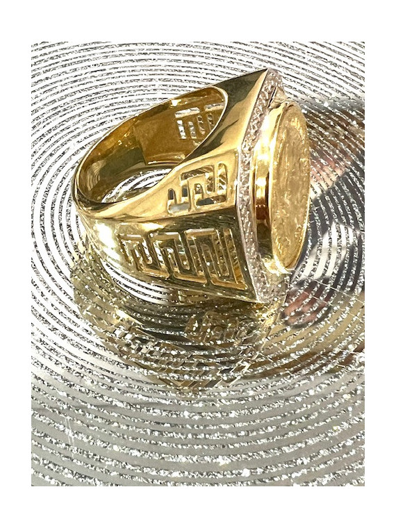 Bague porte pièce de 20F