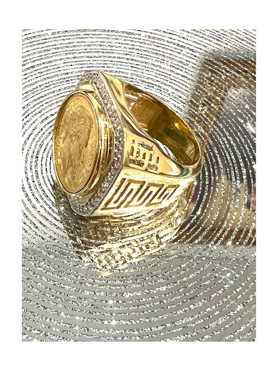 Bague porte pièce de 20F